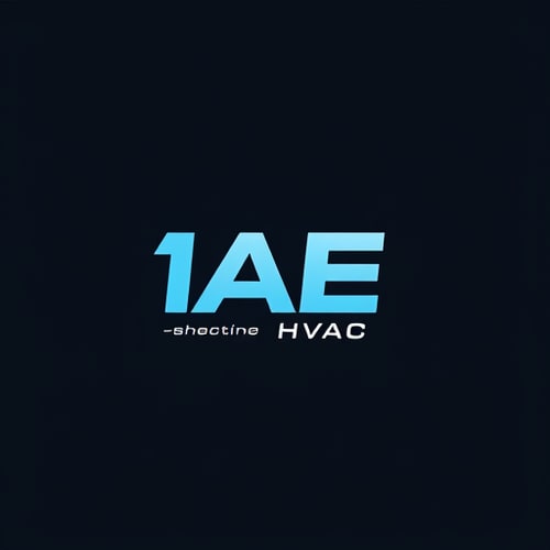 AI Design for  create a logo for Business Name “1AE HVAC”, Tagline / Slogan “Heating & Cooling Solutions”, Business Description “Heating, Ventilation & Air Conditioning”, Message, which should be communicated through my Logo “Heating and cooling solutions”, Look and Feel of my Logo “Clean inviting”