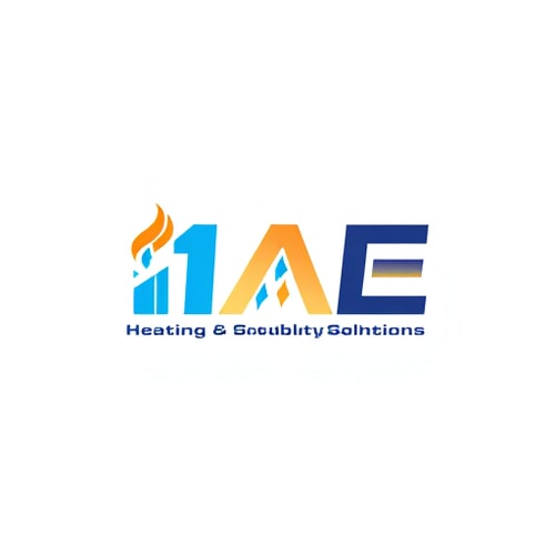 AI Design for  create a logo for Business Name “1AE HVAC”, Tagline / Slogan “Heating & Cooling Solutions”, Business Description “Heating, Ventilation & Air Conditioning”, Message, which should be communicated through my Logo “Heating and cooling solutions”, Look and Feel of my Logo “Clean inviting”