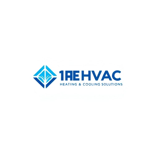 AI Design for  create a logo for Business Name “1AE HVAC”, Tagline / Slogan “Heating & Cooling Solutions”, Business Description “Heating, Ventilation & Air Conditioning”, Message, which should be communicated through my Logo “Heating and cooling solutions”, Look and Feel of my Logo “Clean inviting”