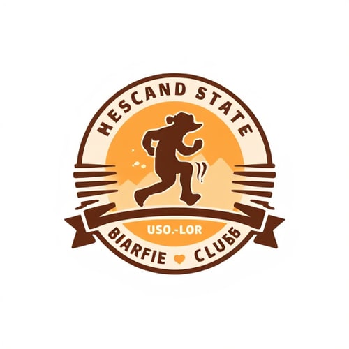 AI Design for coffee shop running club