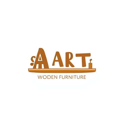 AI Design for An art wooden furniture brand