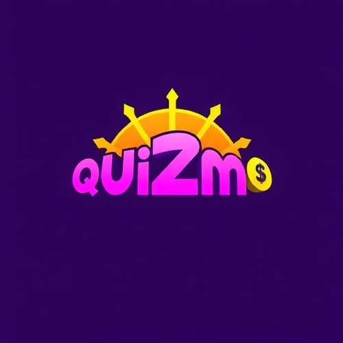 AI Design for Create a striking and dynamic logo for a trivia game called ‘Quizmo’ that highlights the themes of competition, excitement, and rewards. The word ‘Quizmo’ should be prominently displayed in a bold and modern Clash Grotesk typeface. Use a vibrant purple gradient as the primary color, accented with rich gold and luminous yellow tones to emphasize the prize-driven aspect of the game. Integrate a powerful symbol that combines a question mark with a dollar sign or a cash stack, seamlessly blending the concepts of knowledge and monetary rewards. The logo should exude energy, convey a sense of challenge and fun, and stand out with a clean yet impactful aesthetic.