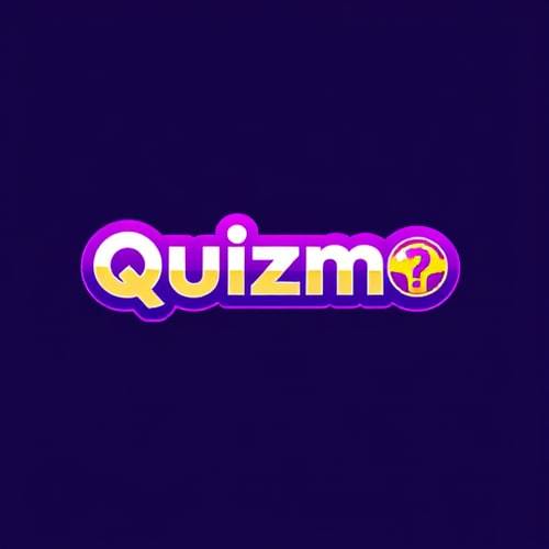 AI Design for Create a striking and dynamic logo for a trivia game called ‘Quizmo’ that highlights the themes of competition, excitement, and rewards. The word ‘Quizmo’ should be prominently displayed in a bold and modern Clash Grotesk typeface. Use a vibrant purple gradient as the primary color, accented with rich gold and luminous yellow tones to emphasize the prize-driven aspect of the game. Integrate a powerful symbol that combines a question mark with a dollar sign or a cash stack, seamlessly blending the concepts of knowledge and monetary rewards. The logo should exude energy, convey a sense of challenge and fun, and stand out with a clean yet impactful aesthetic.