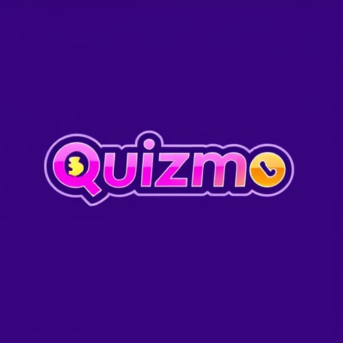 AI Design for Create a striking and dynamic logo for a trivia game called ‘Quizmo’ that highlights the themes of competition, excitement, and rewards. The word ‘Quizmo’ should be prominently displayed in a bold and modern Clash Grotesk typeface. Use a vibrant purple gradient as the primary color, accented with rich gold and luminous yellow tones to emphasize the prize-driven aspect of the game. Integrate a powerful symbol that combines a question mark with a dollar sign or a cash stack, seamlessly blending the concepts of knowledge and monetary rewards. The logo should exude energy, convey a sense of challenge and fun, and stand out with a clean yet impactful aesthetic.
