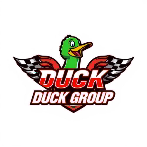 AI Design for We are a young men group who love and enjoy race cars in 1/4 mile races. We call ourself duck group.