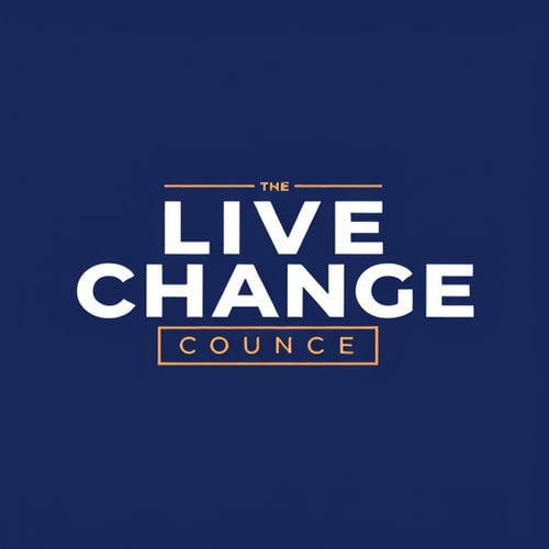 AI Design for Logo Prompt (Same Style as Reference)“Design a bold, modern logo for the campaign Live the Change, inspired by minimalist podcast/brand logo styles.Typography: Strong, geometric sans-serif font, all caps.Layout: Emphasize the words LIVE and CHANGE with bold weight. Highlight THE inside a rectangular block above the word LIVE. Highlight CHANGE with a rectangular underline block (like a label).Style: Flat, clean, minimal, very modern corporate aesthetic.Colors: Deep blue background with white typography (or gold and dark navy for premium feel).Format: Vector, transparent background option.Output: Logo must be bold, simple, and instantly recognizable — similar in style to podcast / brand identity logos.”