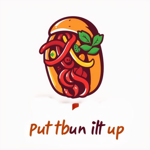 AI Design for put the text bun it up