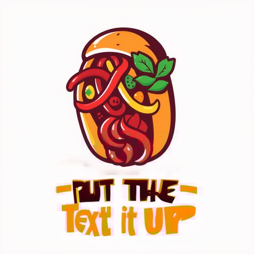 AI Design for put the text bun it up