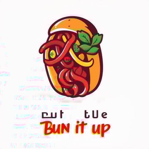 AI Design for put the text bun it up