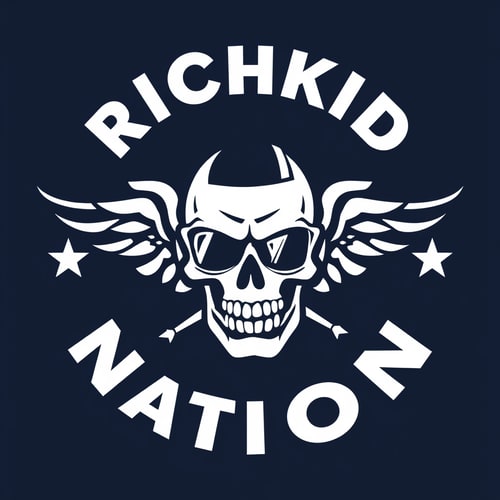 AI Design for Richkid Nation bold cult classic