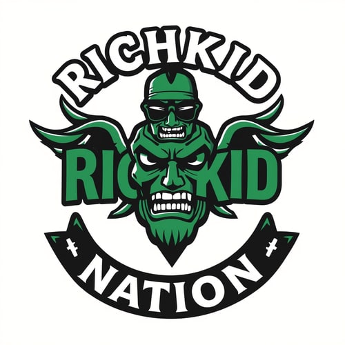 AI Design for Richkid Nation bold cult classic