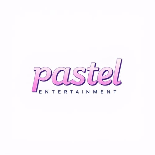AI Design for studio logo for pastel entertainment (simple colors)