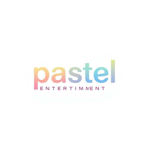 AI Design for studio logo for pastel entertainment (simple colors)
