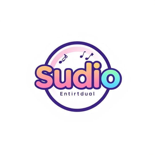 AI Design for pastel entertainment for sudio (simple colors)
