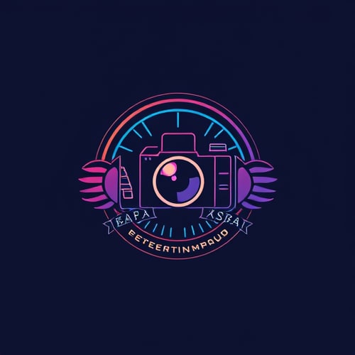 AI Design for pastel entertainment with camera 