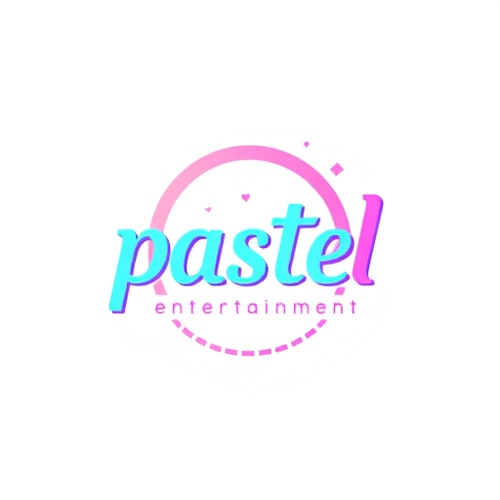 AI Design for studio logo for pastel entertainment (simple colors)
