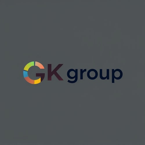 AI Design for new logo design for the name GK group