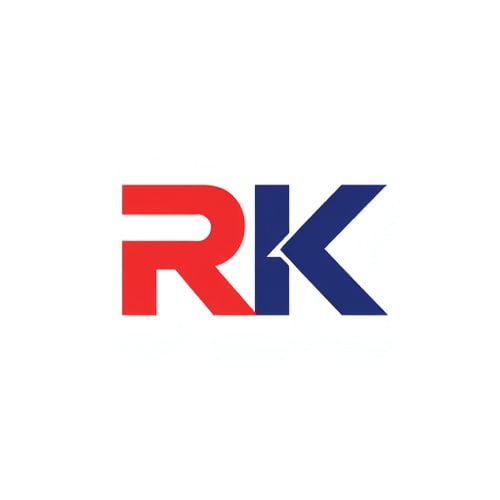 AI Design for create typographic logo for RK more create with letter RK update