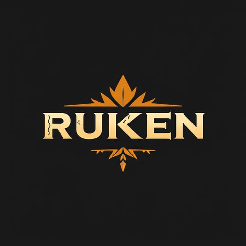 AI Design for create typographic logo for RUKEN more create 