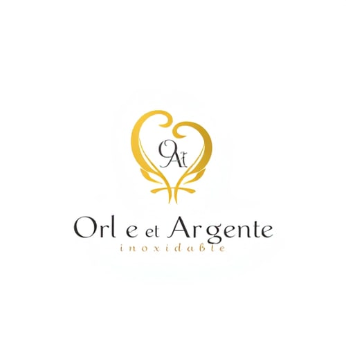AI Design for génère moi un logo pour une boutique de bijoux "Or et Argent Inoxidable"