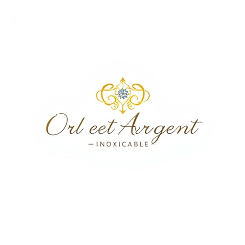 AI Design for génère moi un logo pour une boutique de bijoux "Or et Argent Inoxidable"