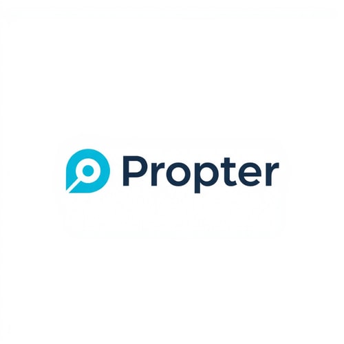 AI Design for A logo for a software as a service named Propter. The logo must transmit the precision ideia and must have minimalist style.