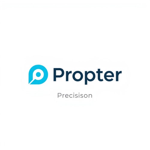 AI Design for A logo for a software as a service named Propter. The logo must transmit the precision ideia and must have minimalist style.