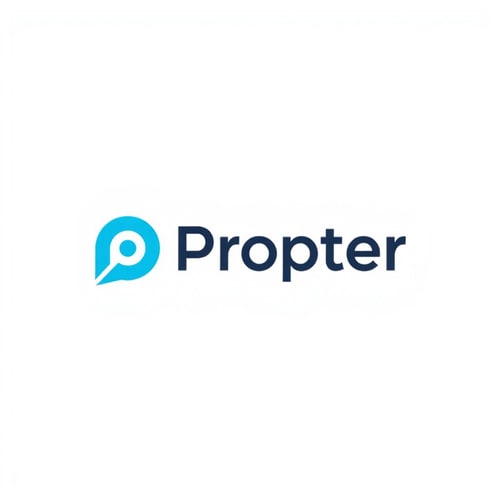 AI Design for A logo for a software as a service named Propter. The logo must transmit the precision ideia and must have minimalist style.