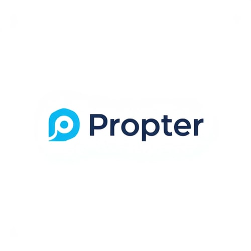 AI Design for A logo for a software as a service named Propter. The logo must transmit the precision ideia and must have minimalist style.