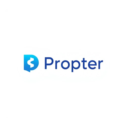 AI Design for A logo for a software as a service named Propter. The logo must transmit the precision ideia and must have minimalist style.
