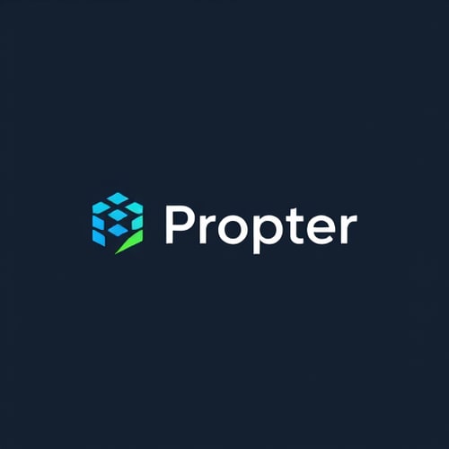 AI Design for A logo for a software as a service named Propter. The logo must transmit the precision ideia and must have minimalist style.