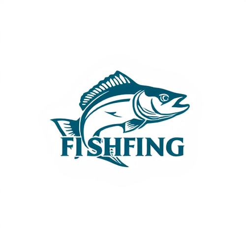 AI Design for fishing logo