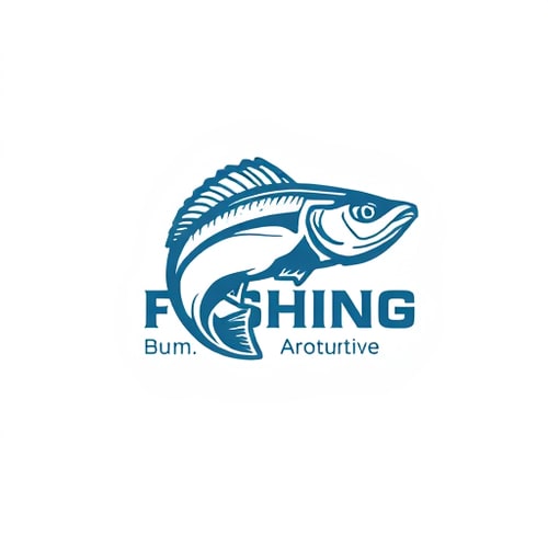 AI Design for fishing logo