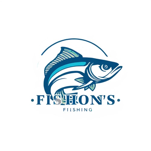 AI Design for logo fishing