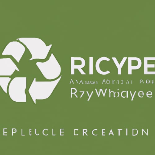 AI Design for Create a typography-based logo for 'SCRAPWAY RECYCLER' with a distinctive, scrap-inspired design. Arrange the letters in a creative and unique way to reflect the theme of recycling. The overall style should convey an industrial and eco-friendly vibe. Use earthy tones such as greens, browns, and metallic shades to emphasize the recycling and sustainability concept.