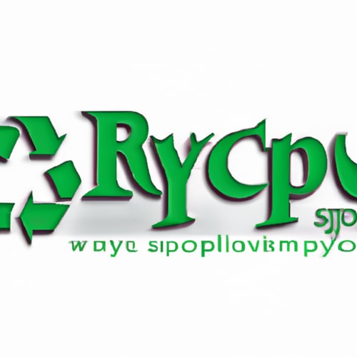 AI Design for Create a typography-based logo for 'SCRAPWAY RECYCLER' with a distinctive, scrap-inspired design. Arrange the letters in a creative and unique way to reflect the theme of recycling. The overall style should convey an industrial and eco-friendly vibe. Use earthy tones such as greens, browns, and metallic shades to emphasize the recycling and sustainability concept.