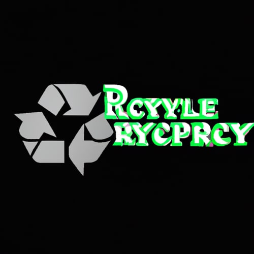 AI Design for create a tphography logo named "SCRAPWAY RECYCLER" , adjust font in a scrap look
