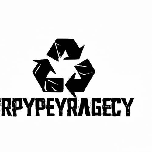 AI Design for create a tphography logo named "SCRAPWAY RECYCLER" , adjust font in a scrap look