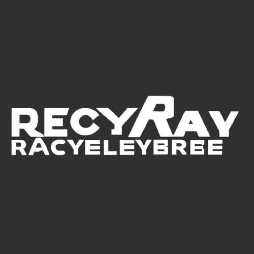 AI Design for create a typography logo named "SCRAPWAY RECYCLER" , do not add any icon just organise all alphabets in unique way adjust font in a scrap look,