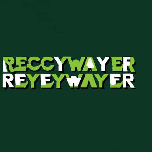 AI Design for create a typography logo named "SCRAPWAY RECYCLER" , do not add any icon just organise all alphabets in unique way adjust font in a scrap look,