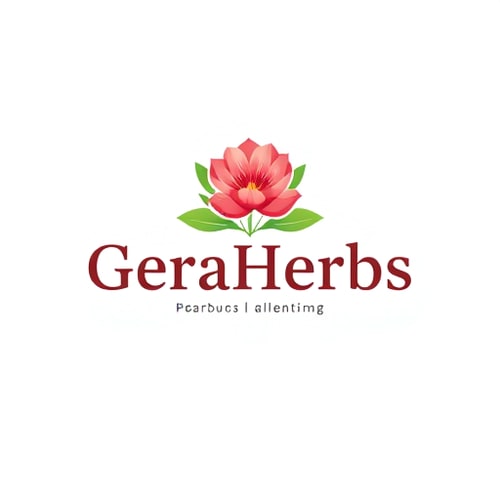 AI Design for think like you are expert logo designer and have 40+ years of experience who Design Creative & Unique logo. you know how to create a logo , follow all the rules of Designing, The Products name is: GeraHerbs The product is made out of pure Geranium (plant) oil