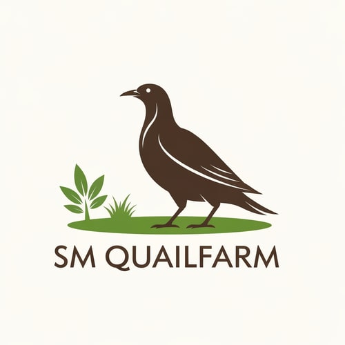 AI Design for "SM quailfarm" i want logo for this tittle