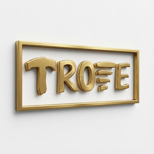 AI Design for #B79044 i want this colour code logo differenti want realestic text