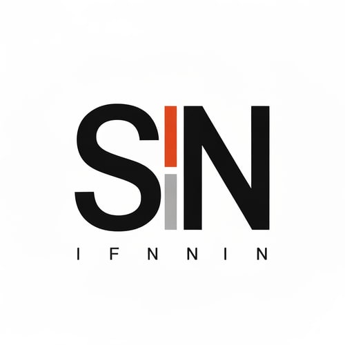 AI Design for LETTERS S AND N MAKING A INFINITE SYMBOL