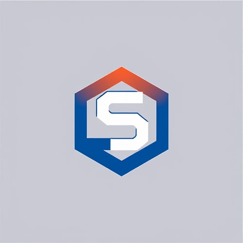 AI Design for design logo for structural designing firm. Letter S inside of five side pentagone