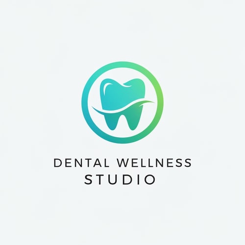 AI Design for Minimal, modern, and aesthetic logo design for "Dental Wellness Studio (DWS)". A sleek tooth icon where the lower curve subtly transforms into a smile arc, symbolizing happiness and wellness. The tooth is surrounded by a soft circular gradient ring, representing balance, harmony, and holistic care. Use vibrant yet soothing colors like aqua, teal, and fresh green. Typography should be clean, elegant, and modern, with DWS placed neatly below the icon. The overall style should feel premium, professional, and wellness-inspired, suitable for a high-end dental clinic.