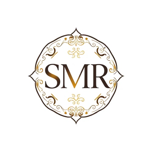 AI Design for Logo Design: creative monogram SMR fashion