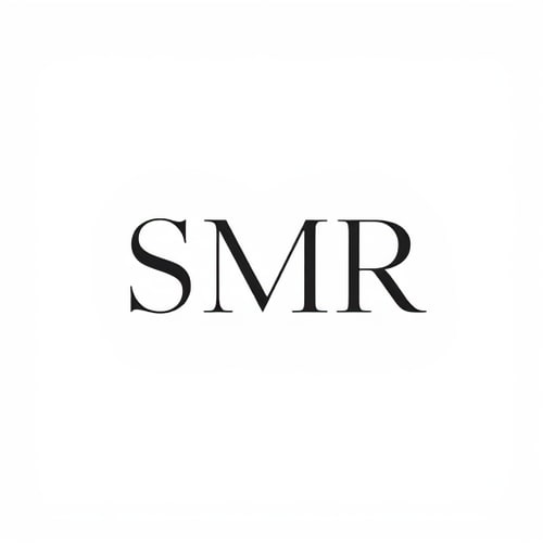 AI Design for Logo Design: creative word mark SMR fashion