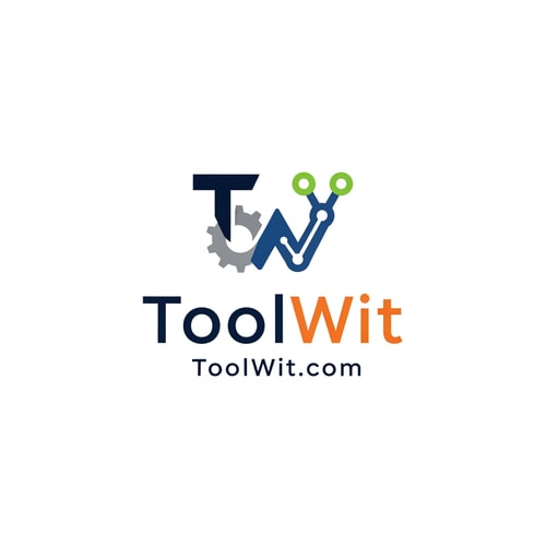AI Design for hey create a logo image of this content Brand Name:- ToolWit Domain :- ToolWit.com ToolWit.com is a SaaS marketplace where businesses can discover, license, and launch white-label tech products- from marketing tools to automation suites and niche SaaS solutions- under their own brand.