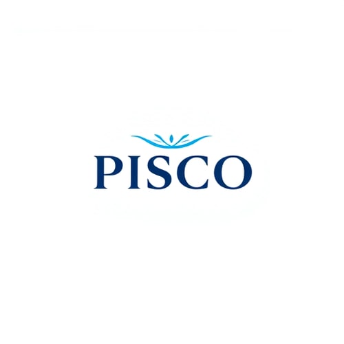AI Design for The logo should capture the premium essence of the brand name “PISCO”, which represents purity, freshness, and trust in mineral water. The design must feel modern, minimalistic, and sophisticated, avoiding unnecessary complexity. The concept should immediately give the impression of a high-end, luxury water brand, while maintaining simplicity that makes it easy to recognize on bottles, packaging, and promotional material.